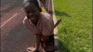 SAD STORY OF THIS PHYSICALLY CHALLENGED WOMAN WHO WALKS WITH HER HANDS🥹