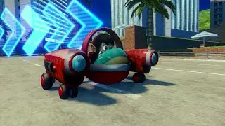 Sonic & All-Stars Racing Transformed (PS3) Alex Kidd Racing In OutRun Bay (Expert)