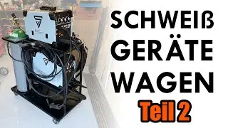 Flaschensicherung und Schlauchpaketehalter | Schweißgerätewagen  DIY | Teil 2