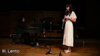 Saint Saëns Sonata for Clarinet Live