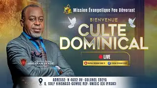 CULTE DU 01 FEVRIER 2026 AVEC LE PROPHETE ABRAHAM ZENDE l'HOMME ESPRIT