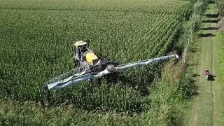 Mais 2020 - Trattamento con Trampolo Mazzotti - Drone View
