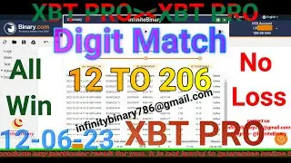 No Loss Digit Match Bot|| Binary Bot || Binary.com || Deriv.com || Deriv Bot || 12-06-23
