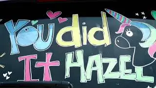 Hazels cancer free surprise parade!