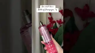 Champagne toast by Bath and body works 🍾✨ #bodymist #bathandbodyworks #smellgood #asmr