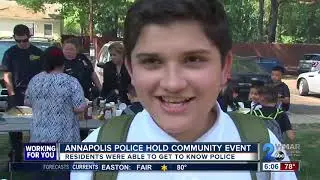 Annapolis Police hold community event