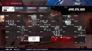 NBA 2k20 fantasy draft rebuild challenge