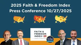 2025 Faith and Freedom Index Press Conference