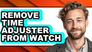 How to Remove Time Adjuster from Watch (easy Method)