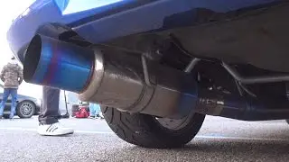 Tomei Expreme Ti Titanium Exhaust + Equal Length Header - Subaru Impreza WRX STI Sound!
