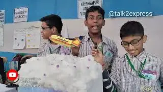 বেলগাছিয়া বিজ্ঞান মেলায়, ছাত্রছাত্রীদের বিজ্ঞান প্রকল্পের প্রদর্শন।
