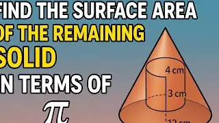 Aright circular cone, whose height is 6 cm and radius of base is 12 cm, a right circular