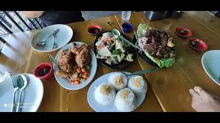 At Jacks Ridge Restaurant high above Davao City, Philippines