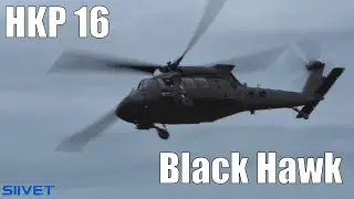 UH-60 Black Hawk (HKP 16 ) Full Airshow Helicopter Aerobatics Display - SweAF 2024