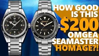 How GOOD Is This $200 OMEGA SEAMASTER Homage?! | Ingersoll Scovill I05005 Review