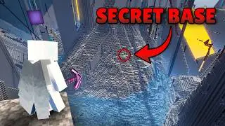 I Built a Secret Base Under Spawn on the Largest Minecraft Server