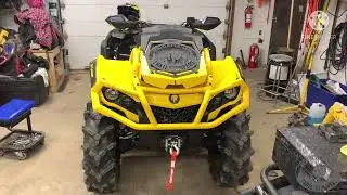 2021 Can Am outlander xmr 850 customizing and warning sticker removal how to