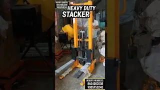 Heavy Duty Lifting machine #builders#construction #machine #stacker #civilengineering #wearhouse