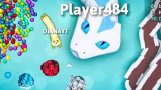 OMG🐍 GOLDEN BAO GETS BIG GIANT BALL IN SNAKE IO MAP 🐍 EPIC SNAKEIO GAMEPLAY #snakeio #games #gaming