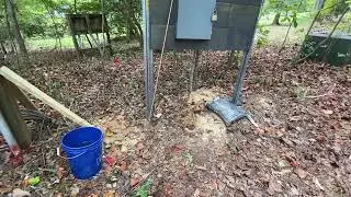 Installing a new ground rod - Super Simple - DIY using tools available.