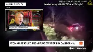 Deputy Pulls Driver Out of Car Sinking in Floodwaters