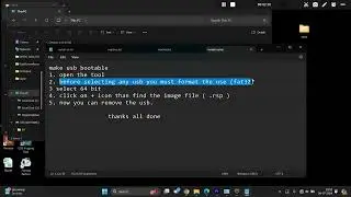how to create Dell Wyse 3040 bootable USB and installation os
