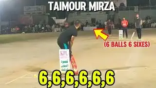 Taimour Mirza 6 Balls On 6 Sixes 😯 || Taimour Mirza vs Hamza Nasir🔥