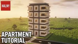 Multi storey apartment building in Minecraft (Tutorial)