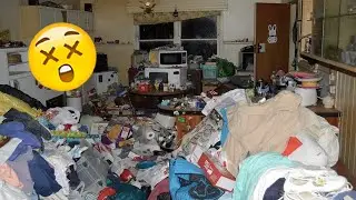 ☹️WHAT IS THE GIRL SO SAD ABOUT MAKING THE HOUSE A STINKING GARBAGE DUMP!🤮#cleanwithme #cleaning