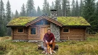 A Man Gives Up His Entire Career to Build a Stone House in the Forest | From Start to Finis