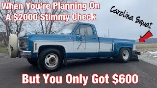 Lowering Our 1978 C30 Camper Special Dually Part 1 Western Chassis 6/8 Drop