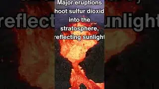 Eruptions 🌋: Sky's Stunning Changes! #VolcanoEffects #ClimateImpact