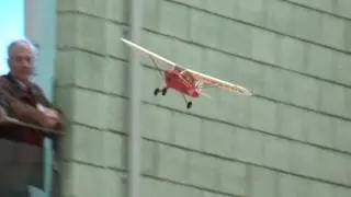 Richard Crossley Electric Piper TriPacer UK indoor Scale Nationals 2016 Flight 4