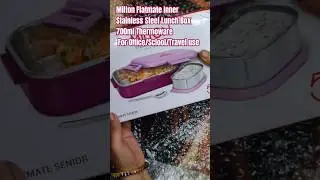 Milton Steel Tiffin Box For Office | Milton Tiffin Box For School | Milton Thermoware Lunch Box