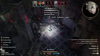 Baldur's Gate 3 - No Spells Honor+ The Masons' Guild