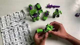 As&iacute; se transforman los CONSTRUCTICONS en DEVASTATOR, TRANSFORMERS G1 HASBRO