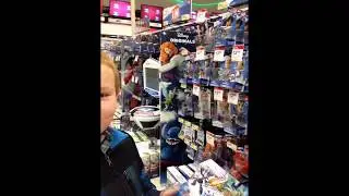 Skylander hunting with Riley in Target