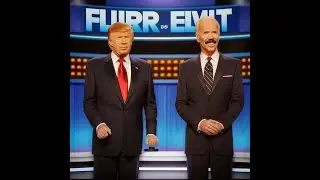 Presidential Family Feud with Joe Biden and Donald Trump #aivoices  #familyfeud #steveharvey #trump