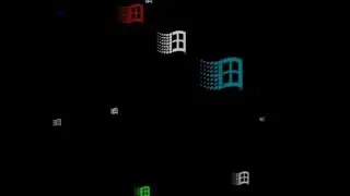 HD | Classic Windows Screensaver | Flying Windows