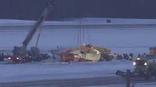 Severe winter weather interferes with Bangor plane crash investigation