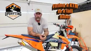 Я слишком высокий для своего KTM. Часть I. Установка мотоцикла для мотокросса на высокого гонщика.