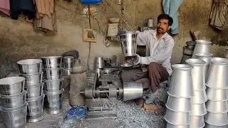 Aluminum Vessels Making | Metal Items Casting Bucket Process
