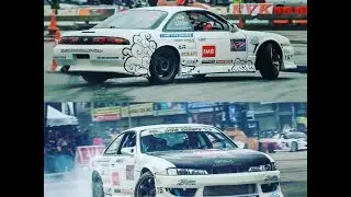 Jenson Wong KS Nissan Silvia S14 ドリフト SR20DET at Formula Ace Drift Kuantan Stadium Darul Makmur