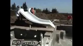 SR Smith BigRide Landscape Pool Slide Installation