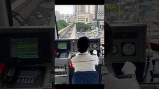 Metro Train Driver&rsquo;s View | City Life from the Cockpit#short