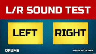 Stereo Audio Test - Drums - Left & Right (Left & Right) HD