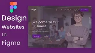 Design Simple Website UI in Figma || Figma Webdesign Tutorial (Simple & Easy)