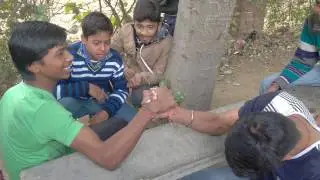 Arm wrestling semifinals