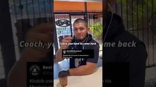 Khabib tells his coach to remember his Mexican roots