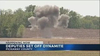 Controlled explosions in Pickaway County